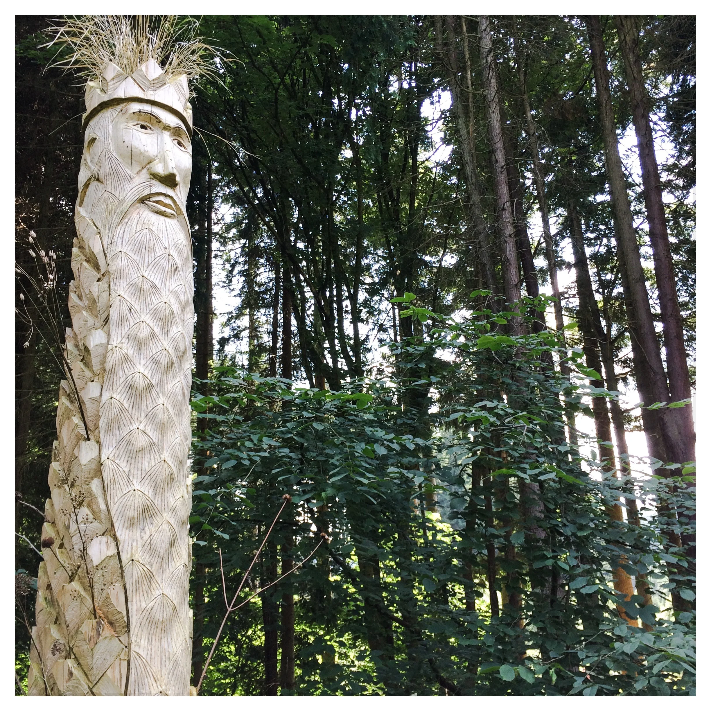 Garden Guardian at Nant y Bedd.