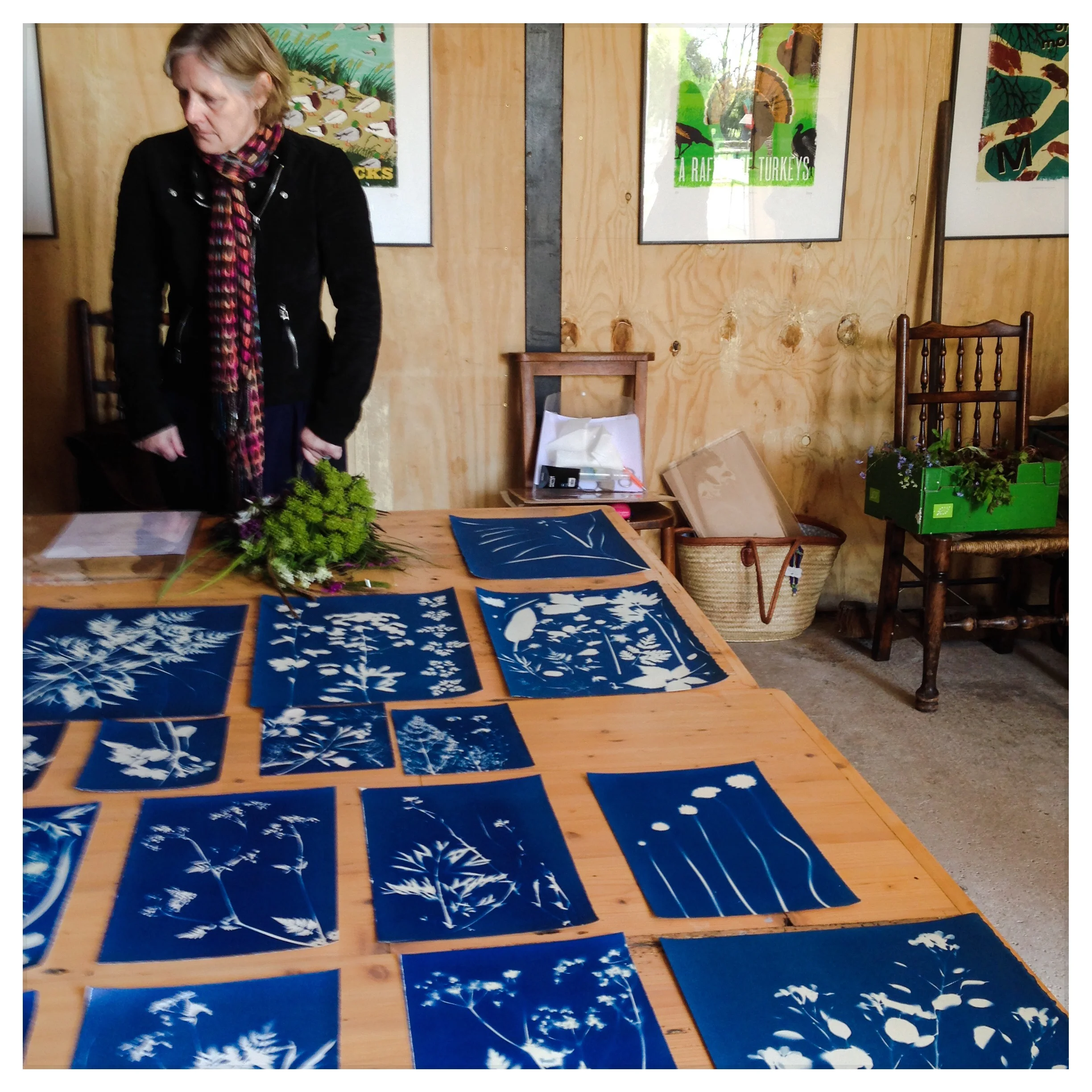 Viewing the work produced during the May 2019 Workshop.