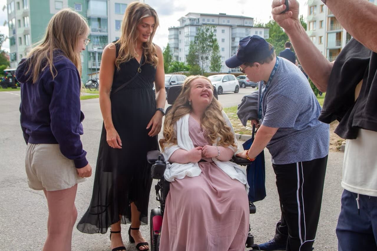 Cornelia p&aring; studentbal