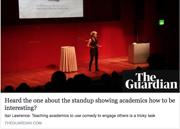 Featured in the Grauniad!