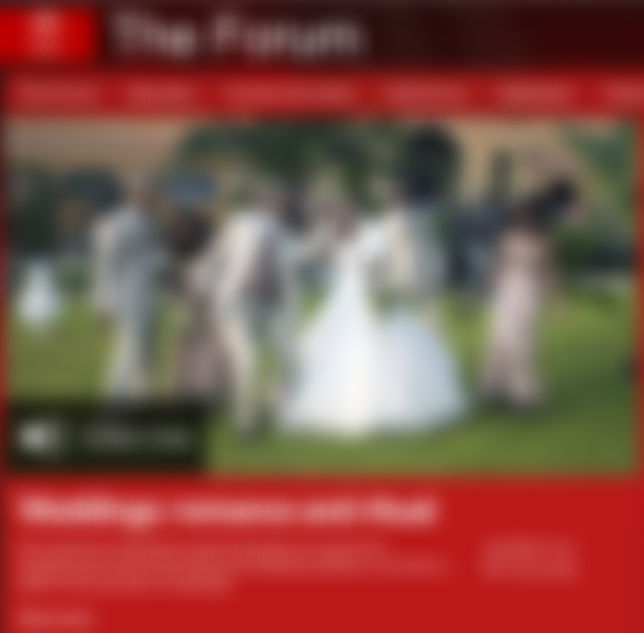 Weddings: Romance and Ritual