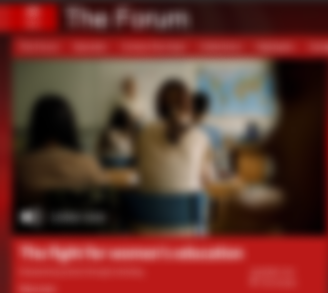 The fight for women’s education