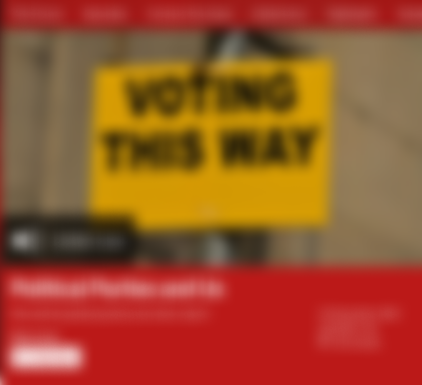 The Forum - Political Parties and Us