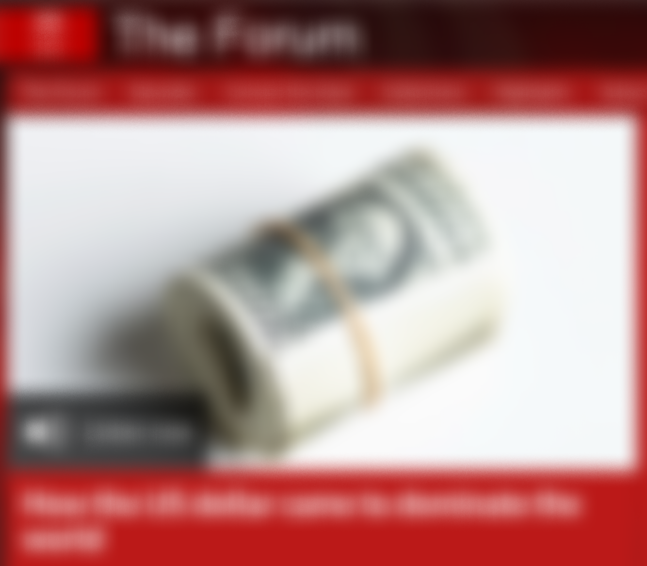 How the US dollar came to dominate the world