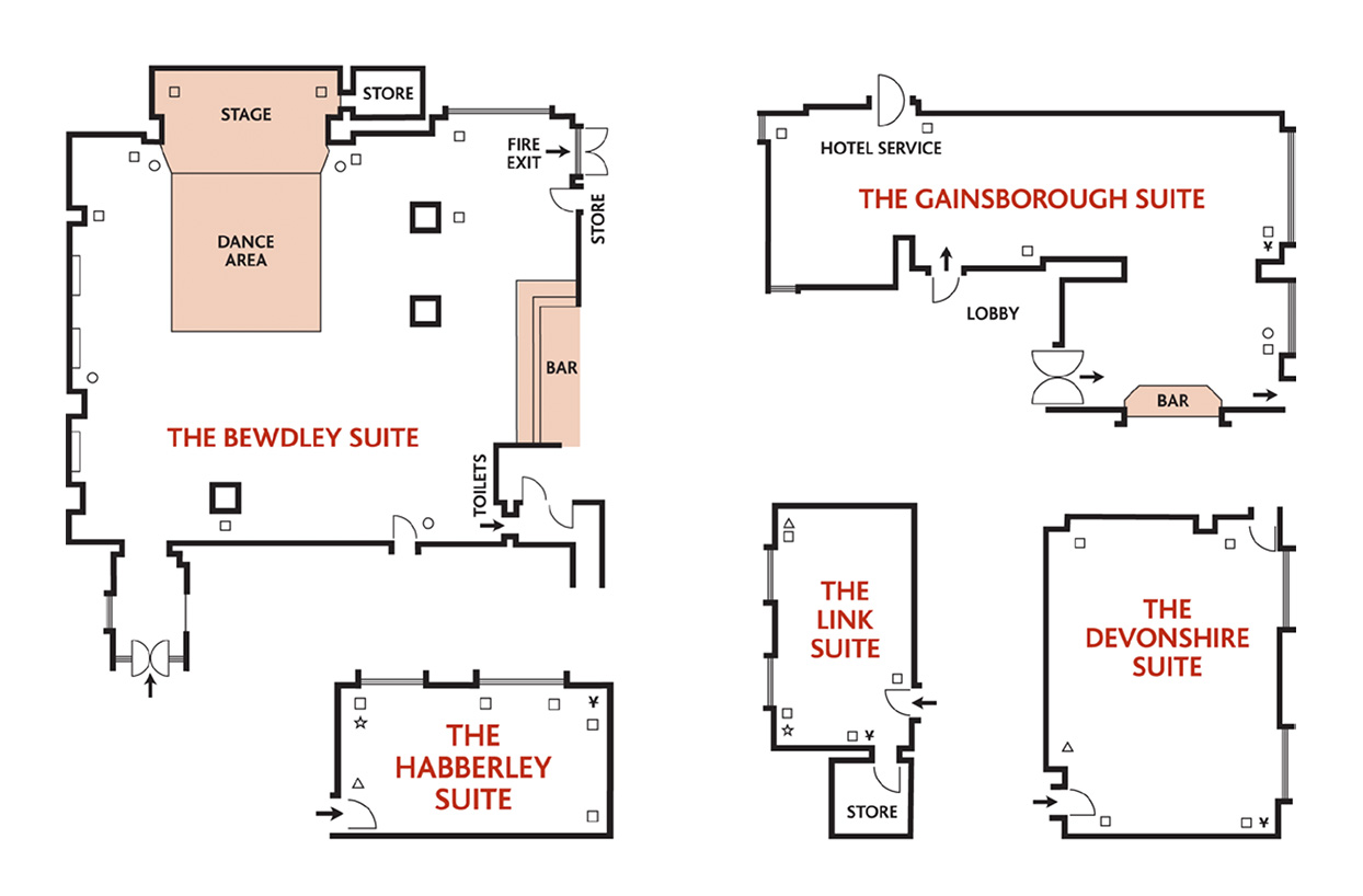 Conference room floor plans