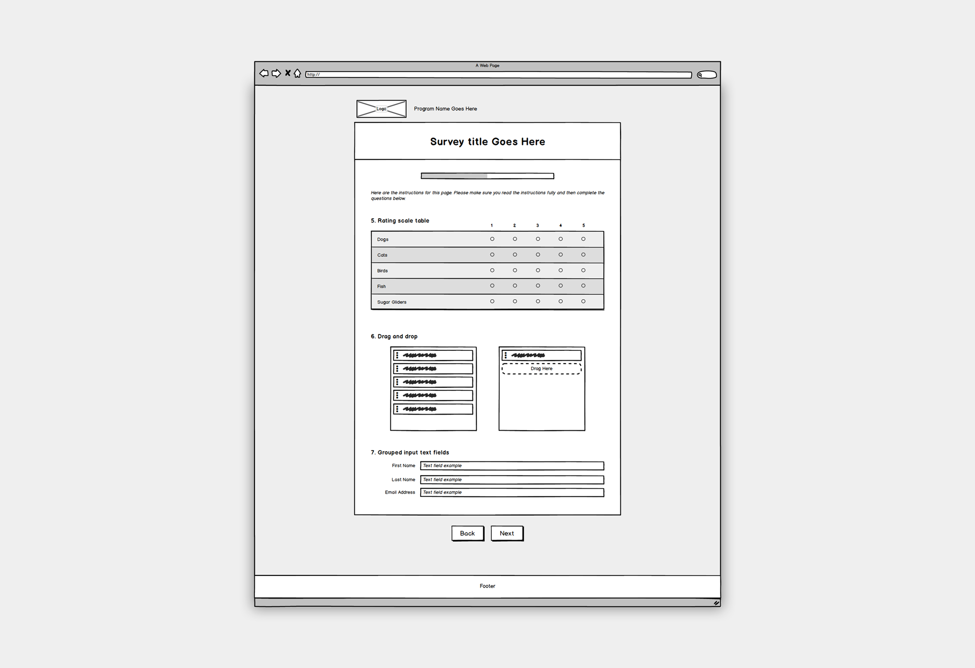 Balsamiq Wireframe