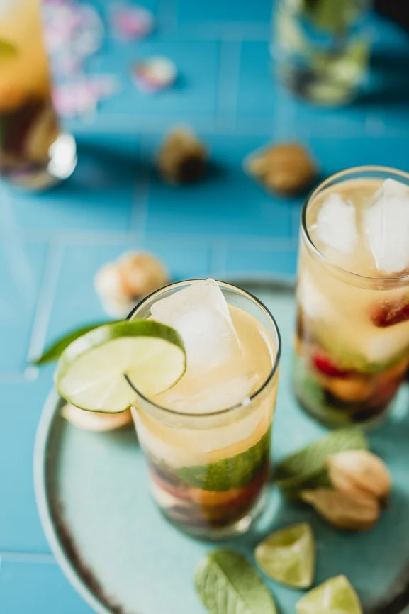 Green Tea Cooler with Ginger, Papaya, and Lime — Rebecca Katz