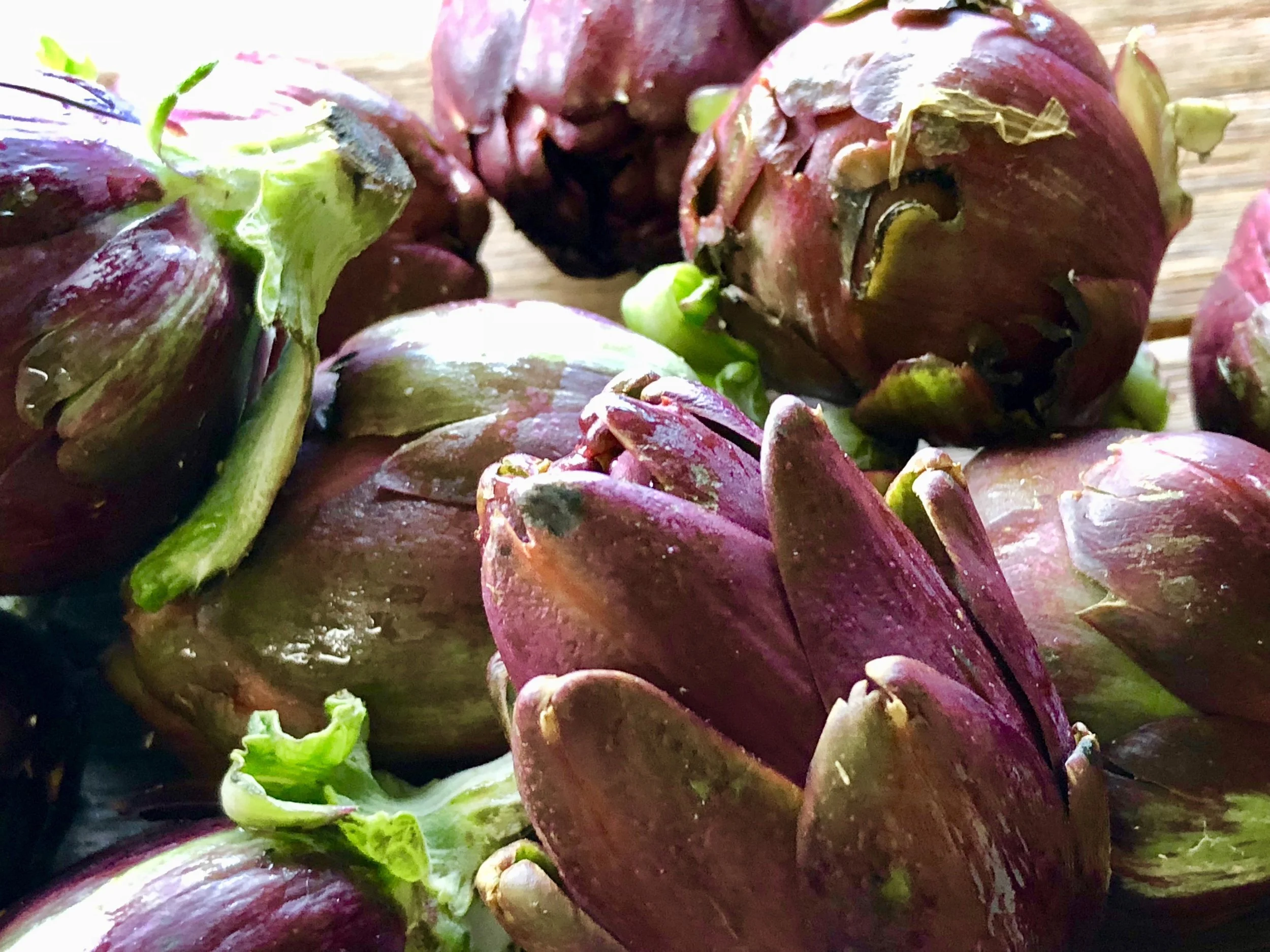 Baby artichokes! A treasure house of nutrients, fiber and flavor