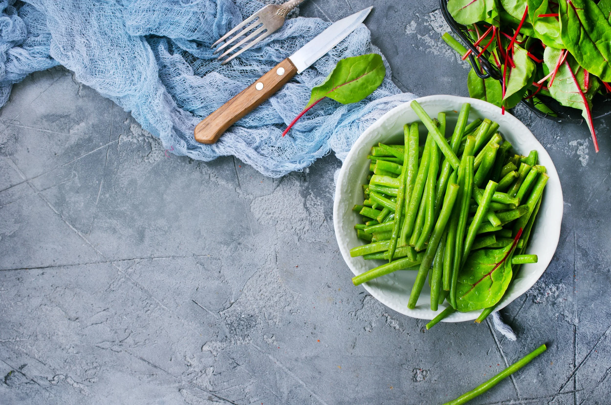 String Beans with Caramelized Shallot, Rosemary, and Garlic — Rebecca Katz
