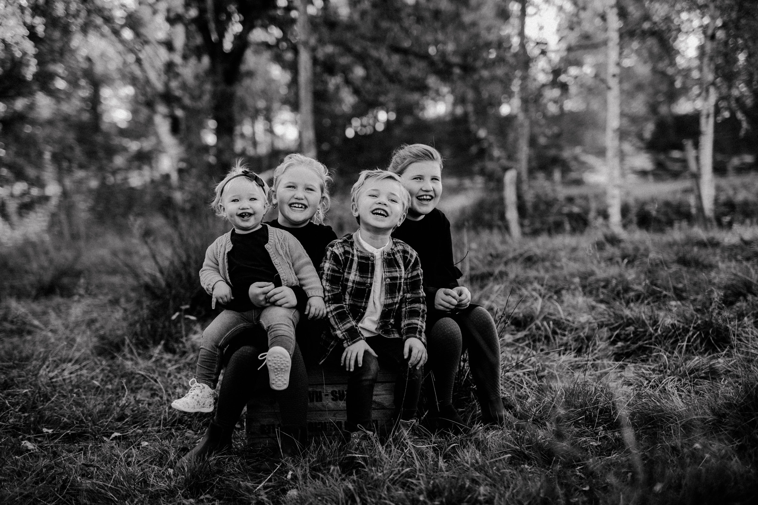 Barnfotografering Utomhus Fotograf Familj Familjefotografering Höst