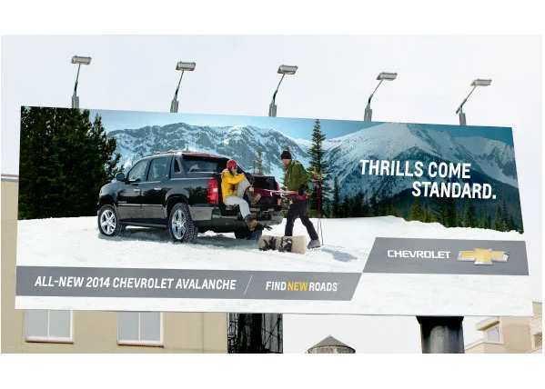 Out of home billboard execution