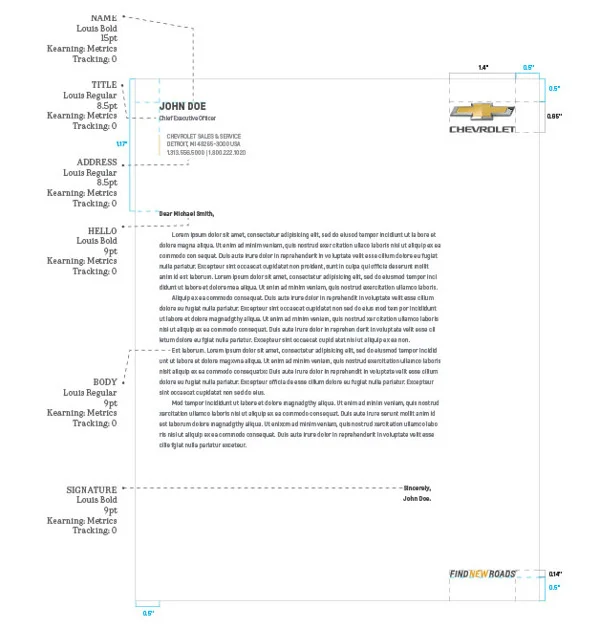Logo Application and Layout Specifics
