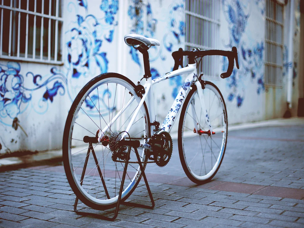高級私人訂製 以鋁合金車身打造的手工彩繪單車。