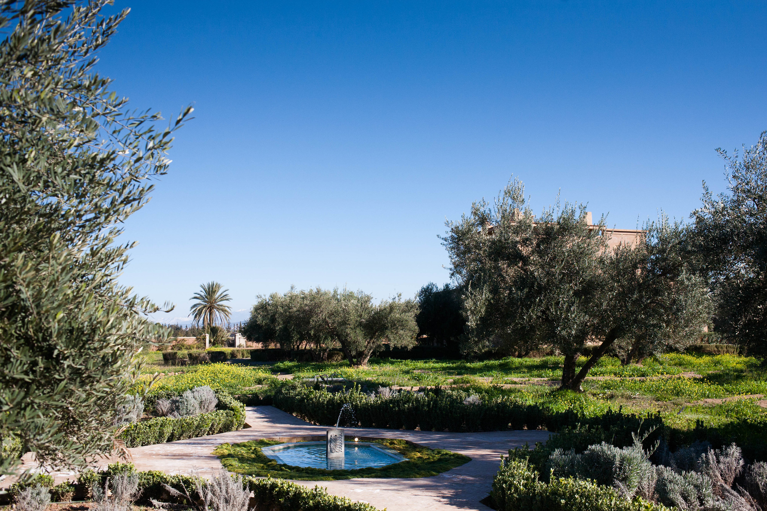 Peacock Pavilions boutique hotel in Marrakech, Morocco – Design by M. Montague - Meditation Fountain