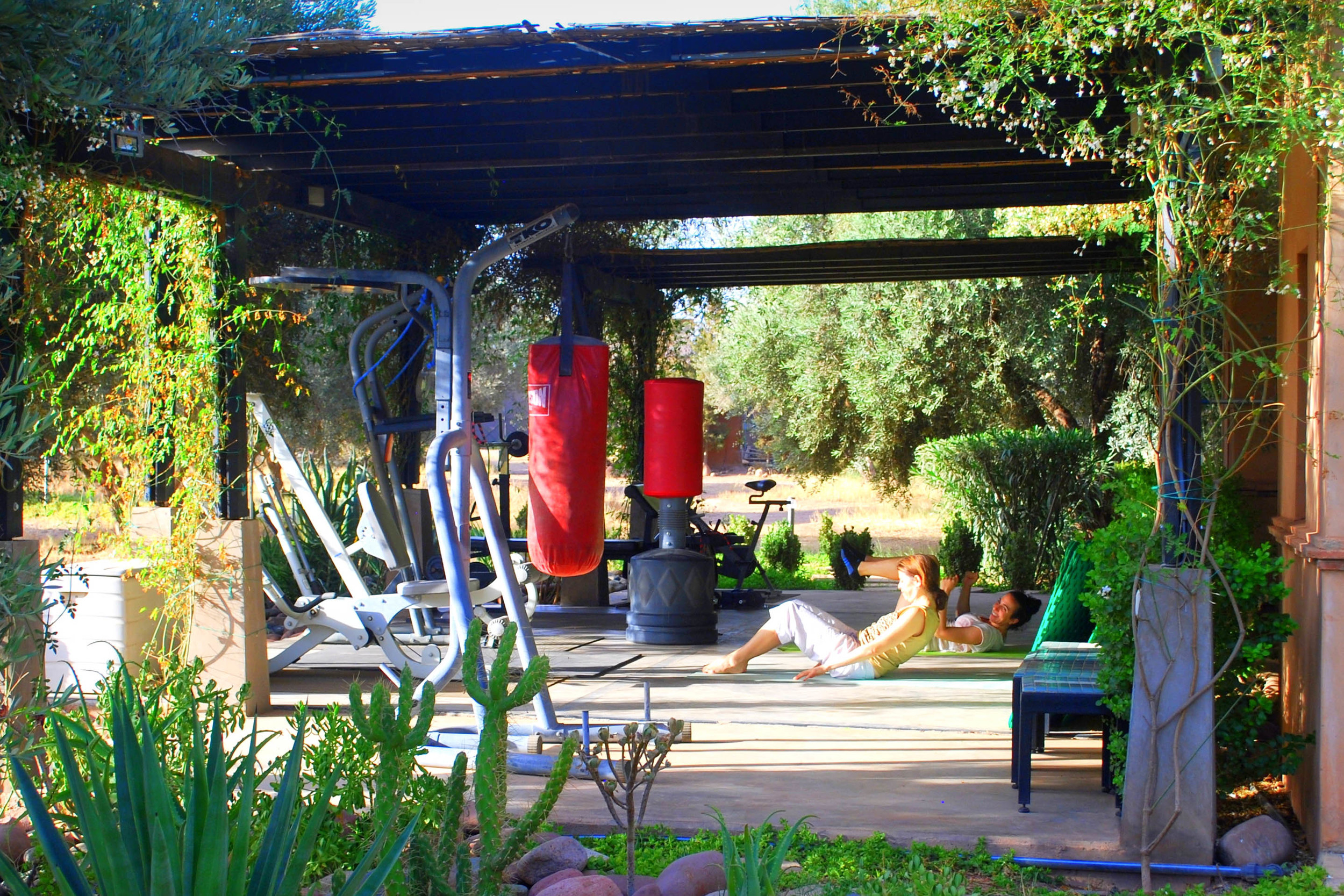 Peacock Pavilions boutique hotel in Marrakech, Morocco – Design by M. Montague - Outdoor Gym