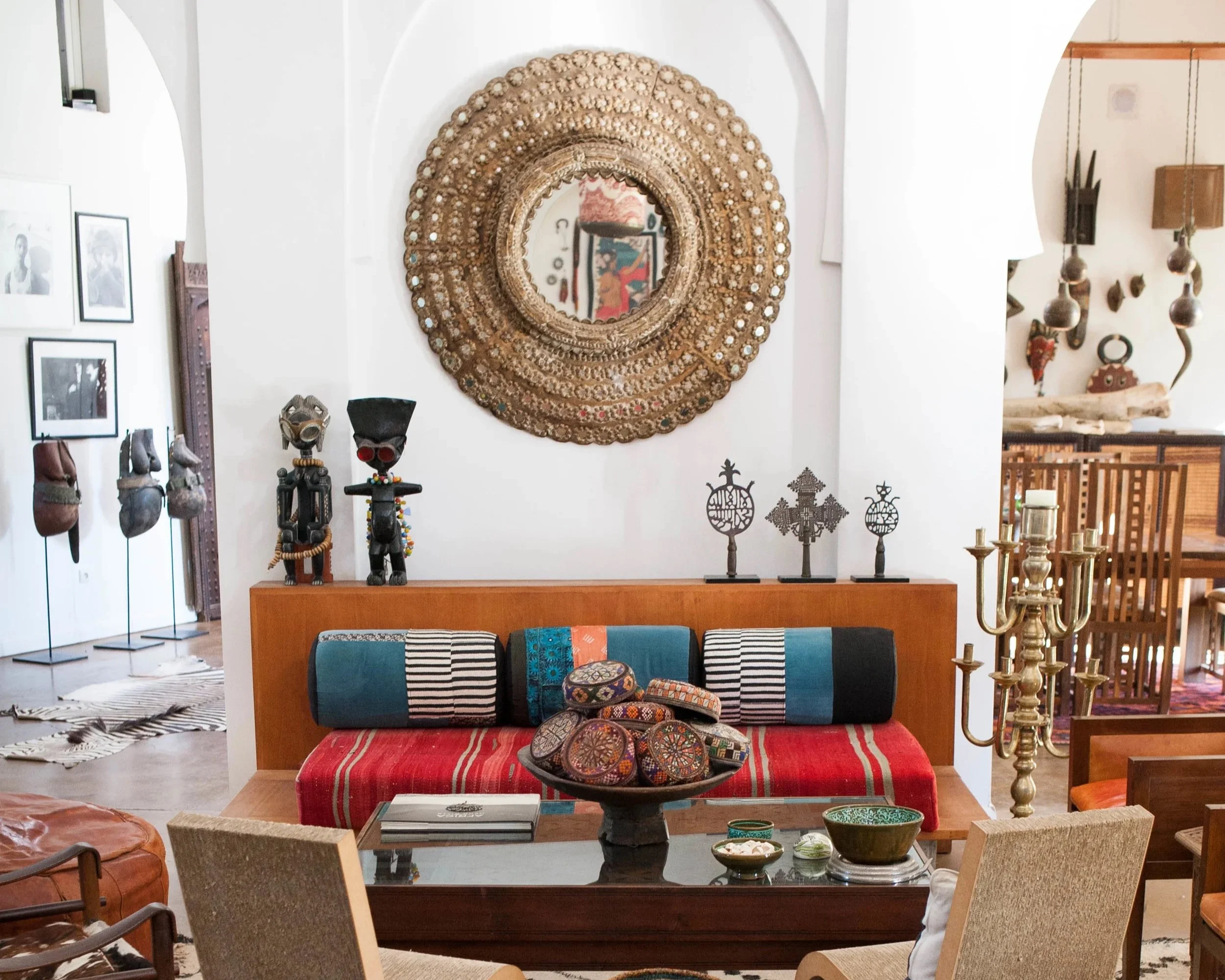 Peacock Pavilions boutique hotel in Marrakech, Morocco – Design by M.Montague - Grand Salon