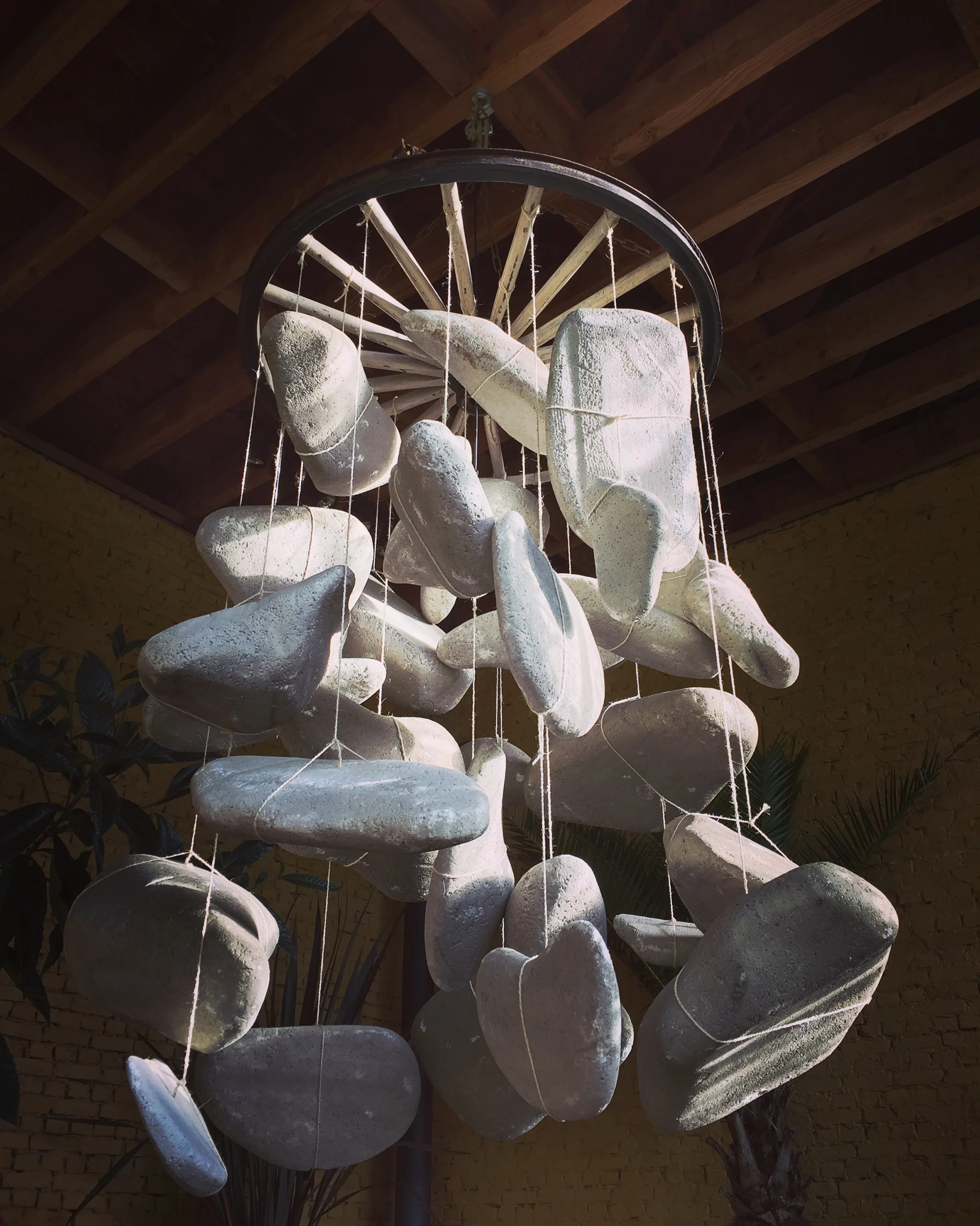 the raining stones chandelier