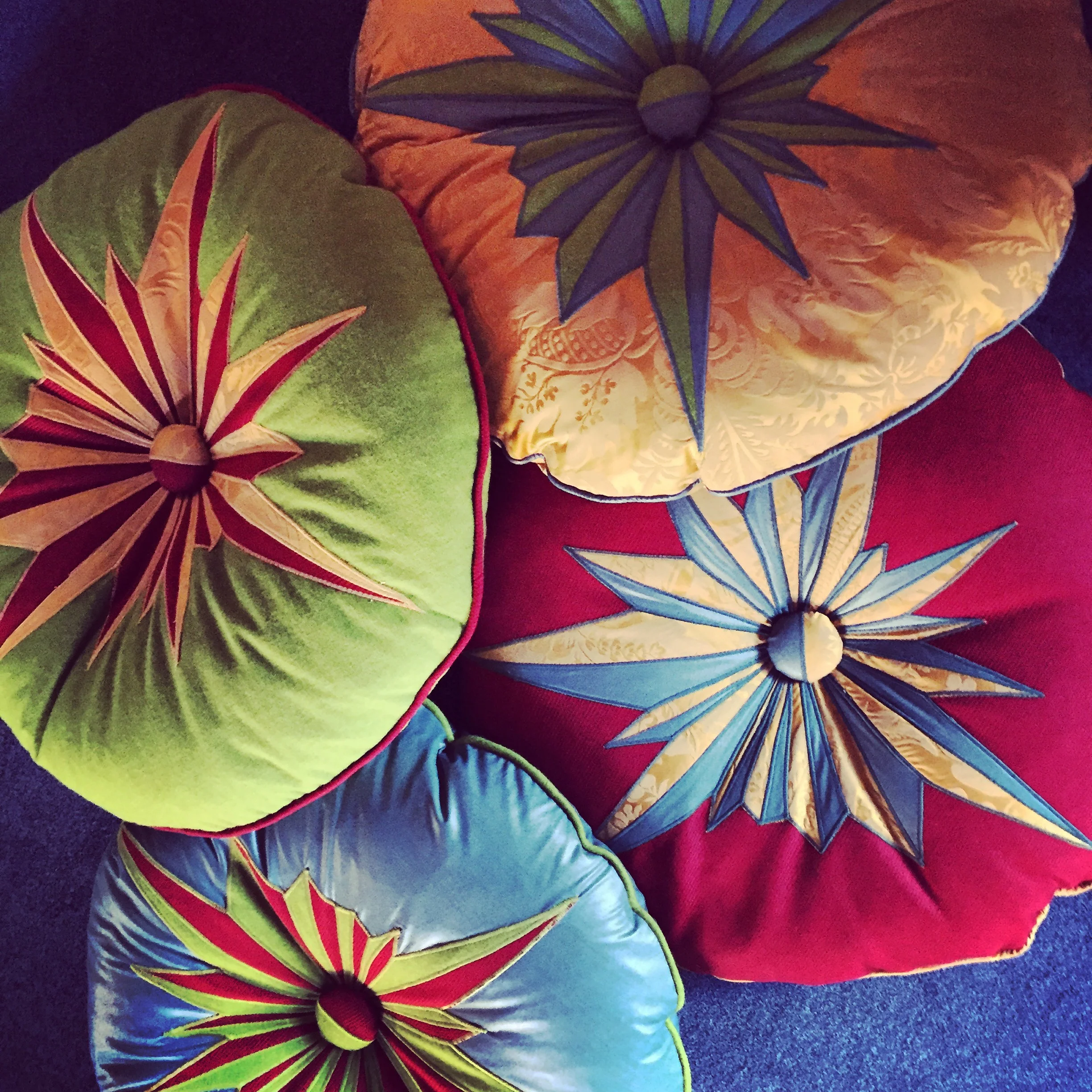 four expo '58 couture cushions