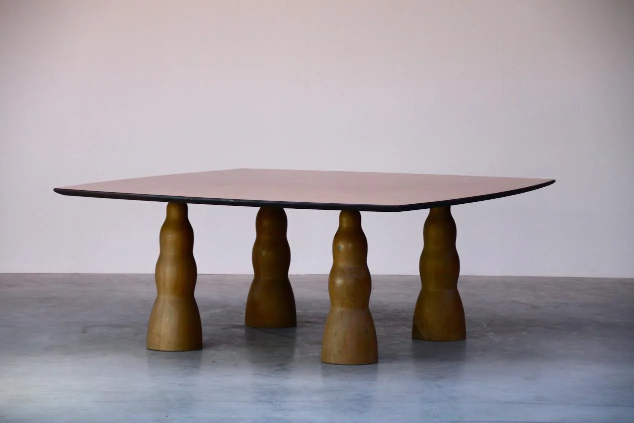 square 1980s table