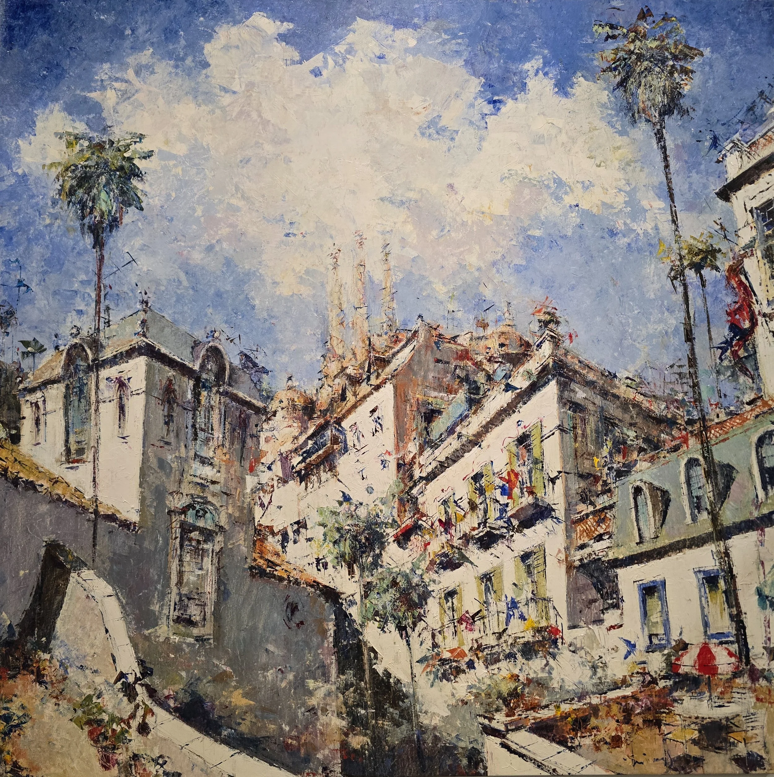 Between buildings in Barcelona II