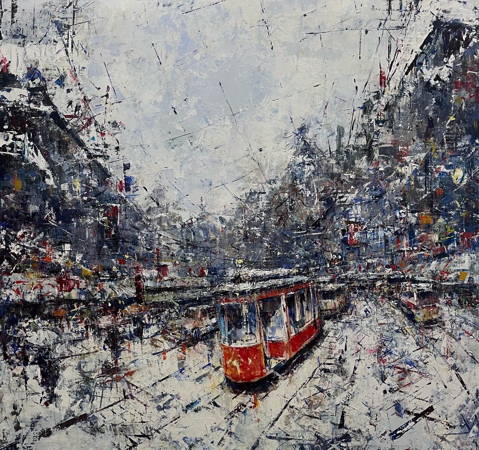 Tram in Winter