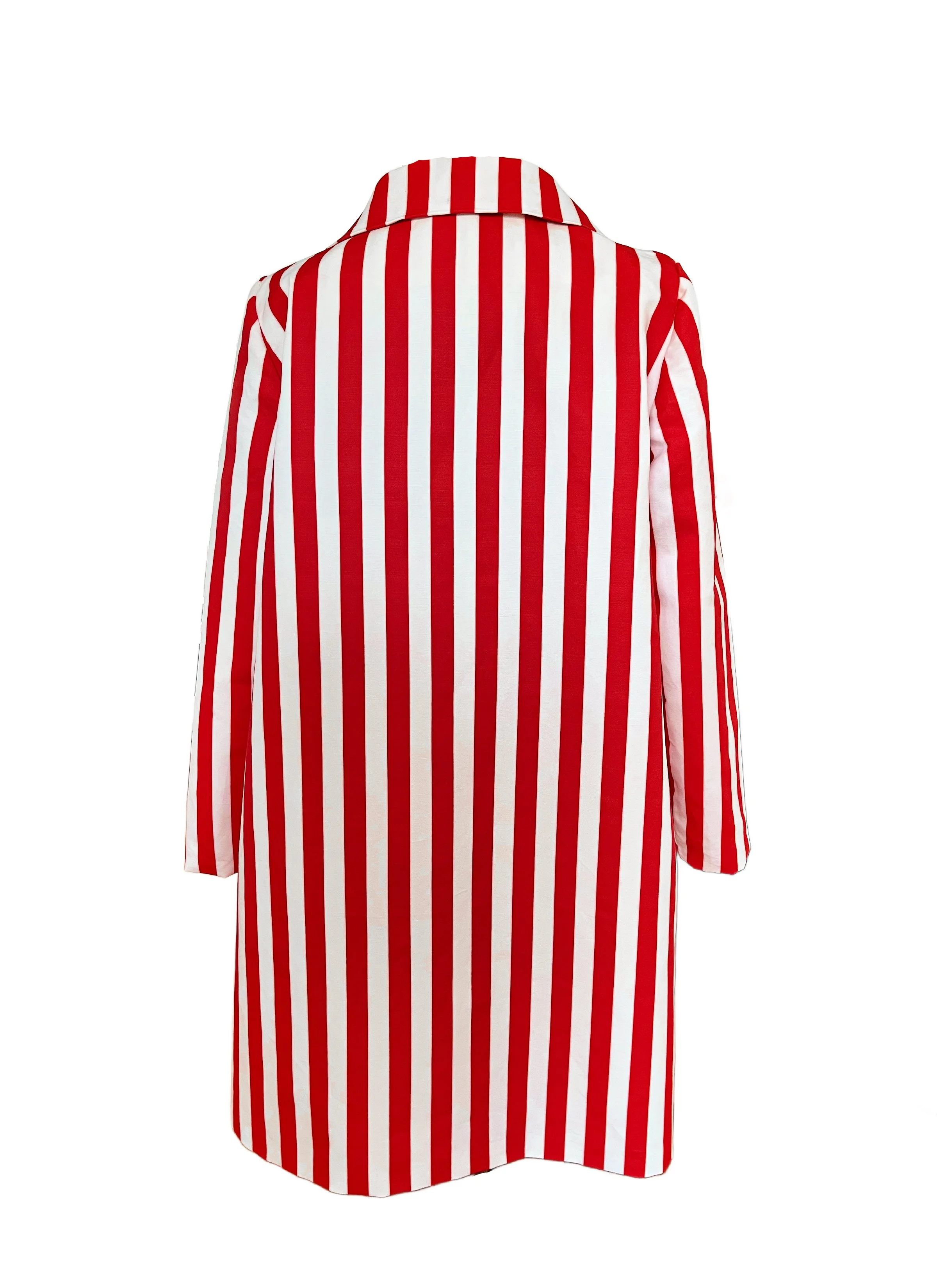 Candy Shop Red Striped Quick Escape Coat