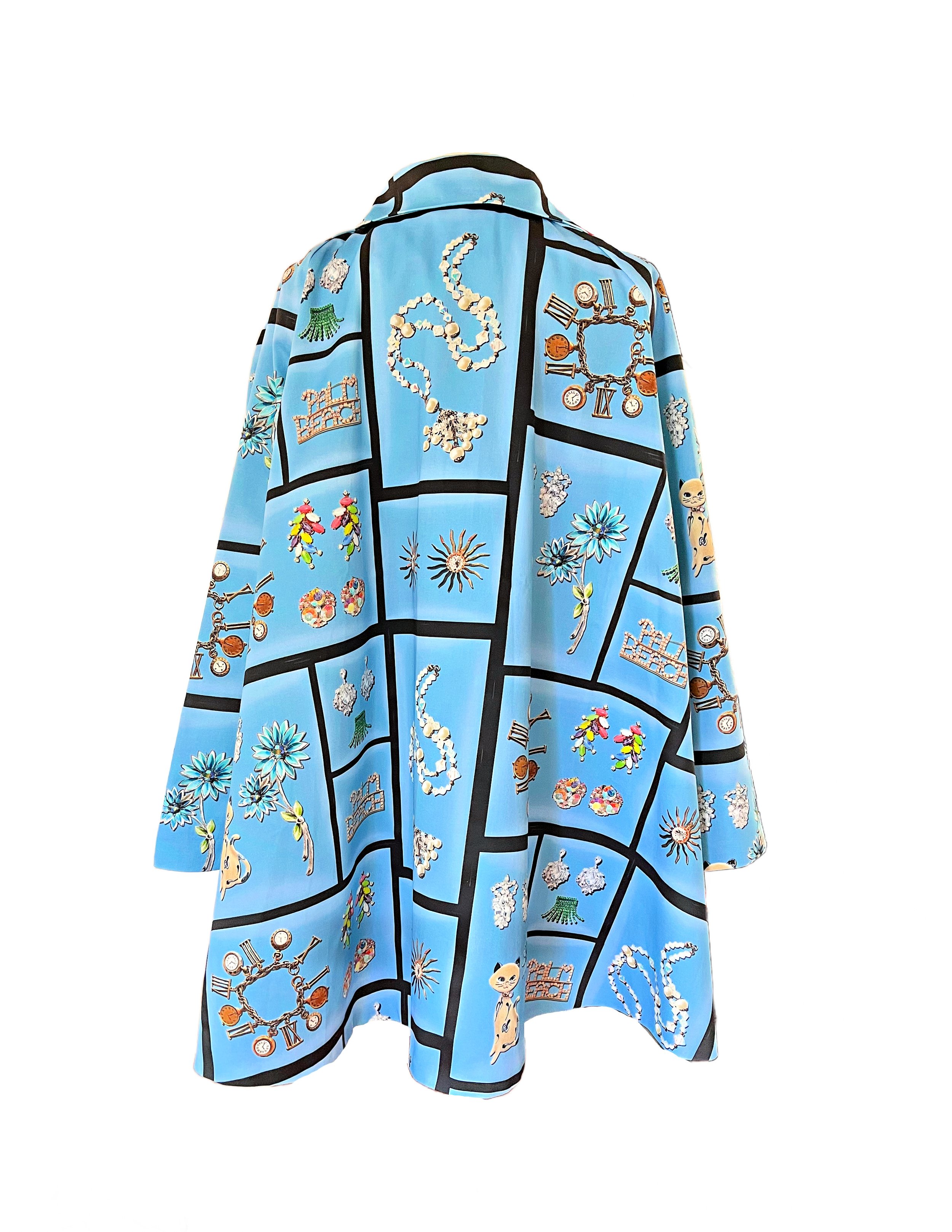 Blue Vault Swing Coat-Flash Sale