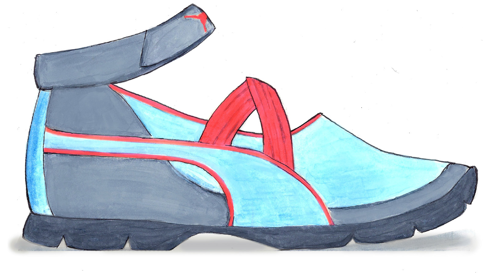 sandal lateral