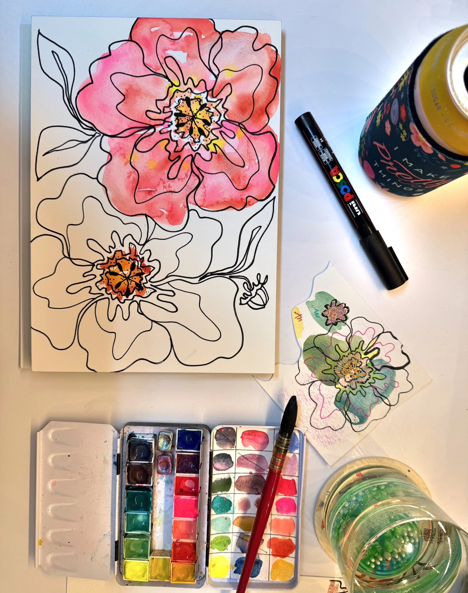 Ink and color in progress
