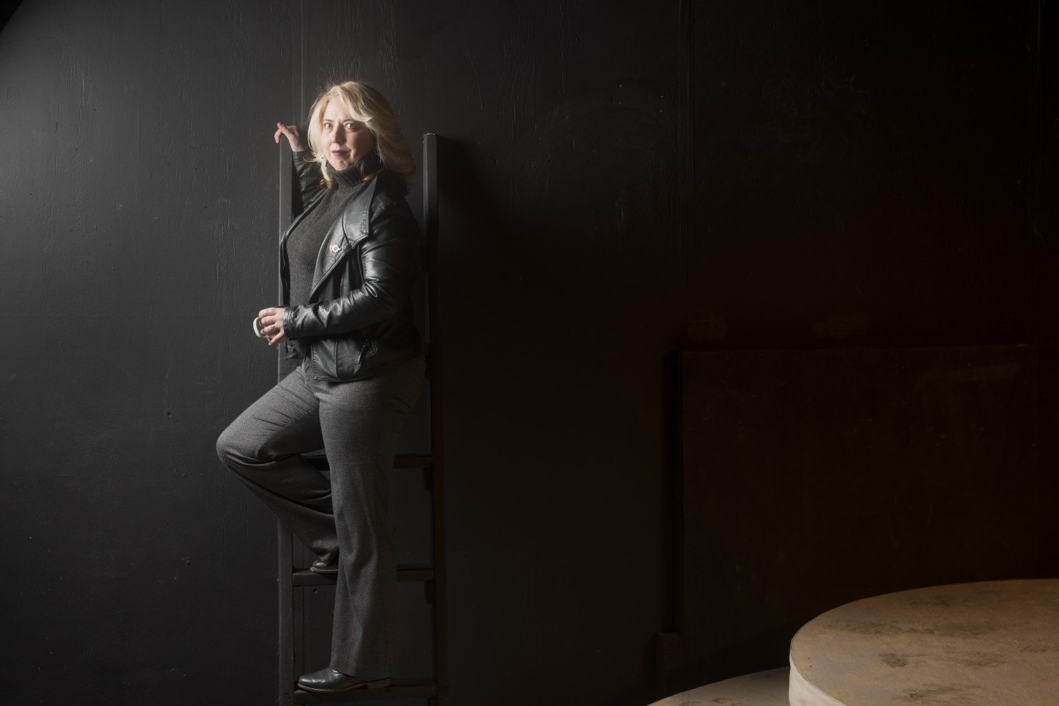 Deborah Randall, Founder of the Venus Theatre Play Shack in Laurel, Maryland. She keeps the outfit running on a tiny budget. (Marvin Joseph/The Washington Post)