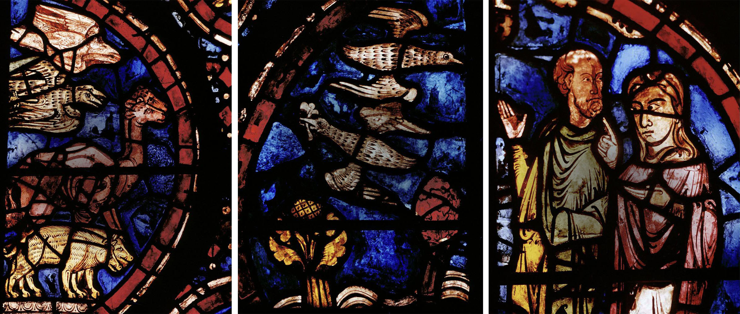 Stained Glass from Chartres Cathedral in Chartres, France