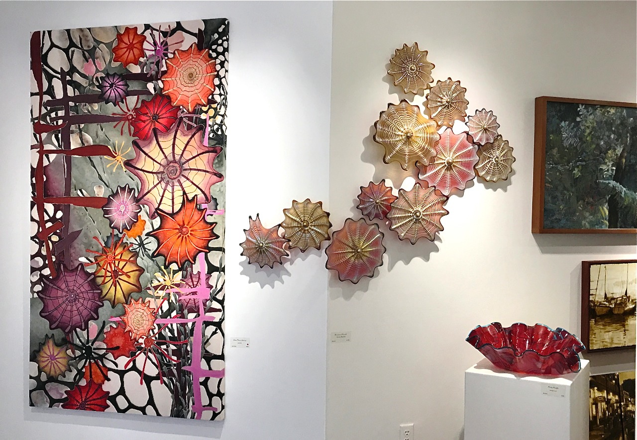 Maui Crafts Guild Artist Rick Strini has his work displayed in this show. 
