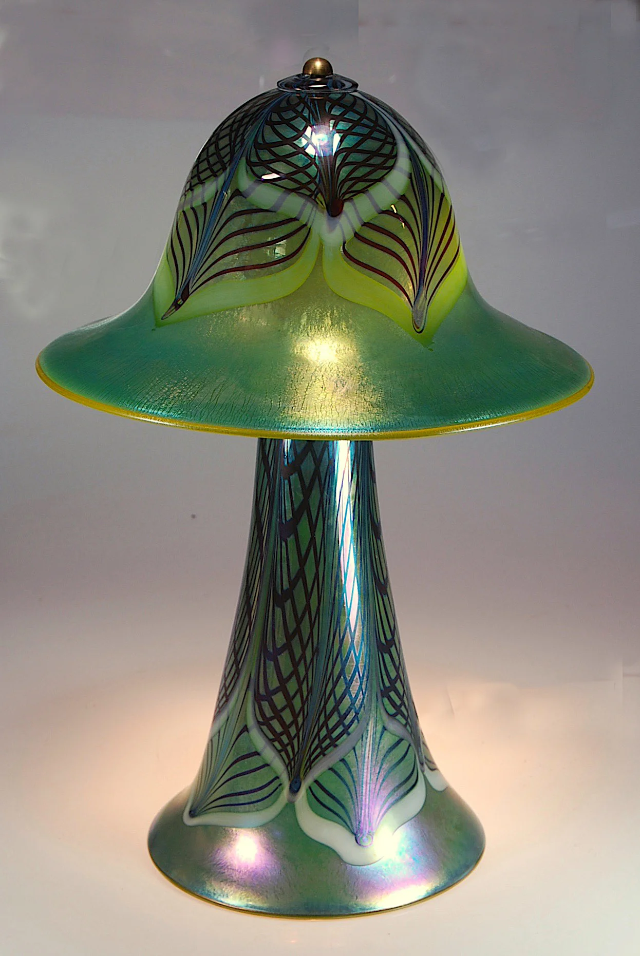 Moss Luster, Double Decorated lace pattern, Table Lamp 2018 rick strini