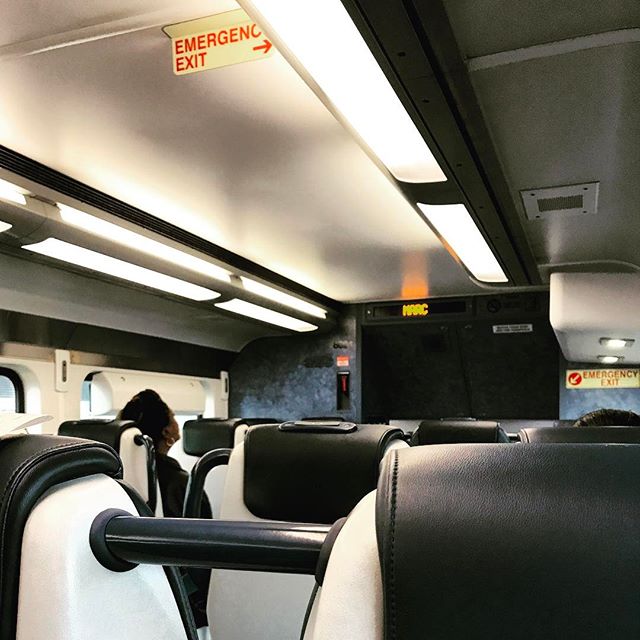 Midday train to Baltimore.