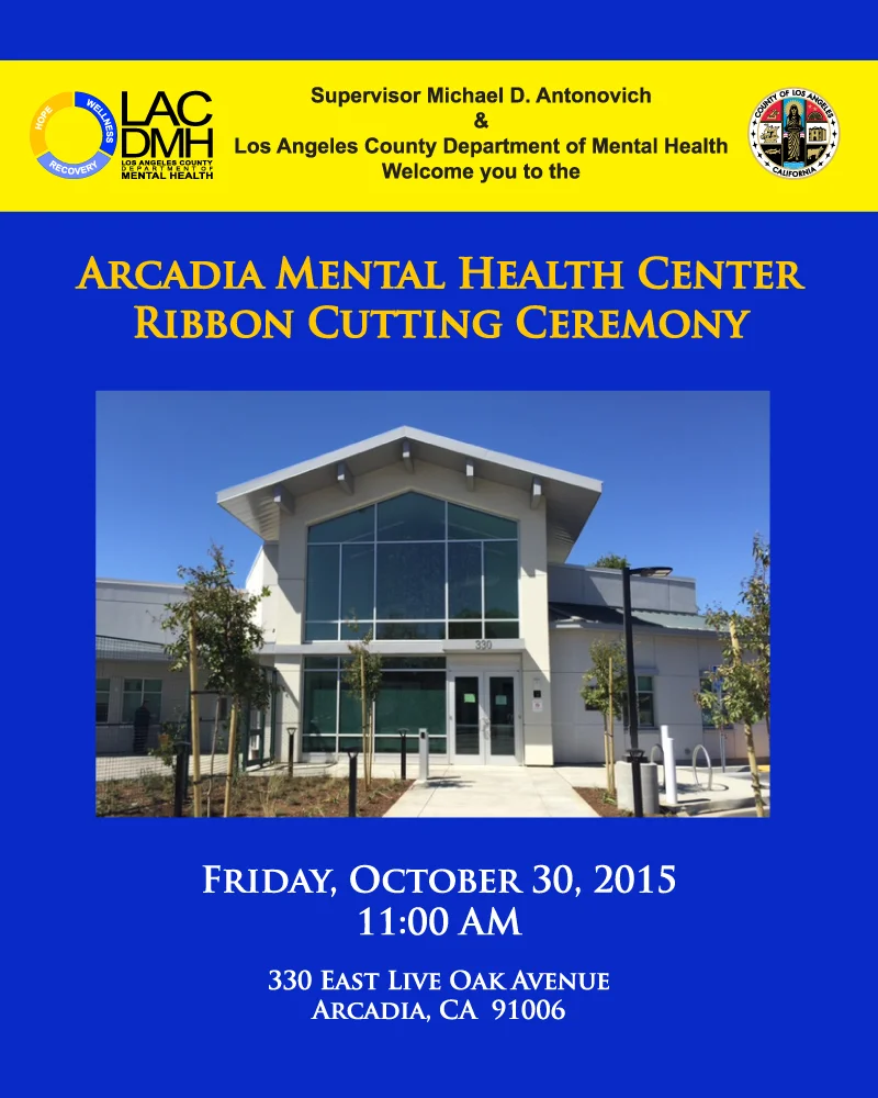 Arcadia Mental Health Center  breaks ground later this month!