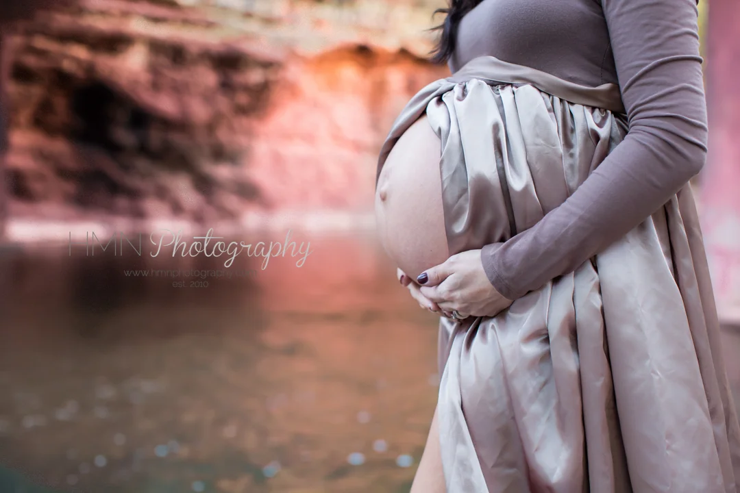 Outdoor Water Maternity Photography