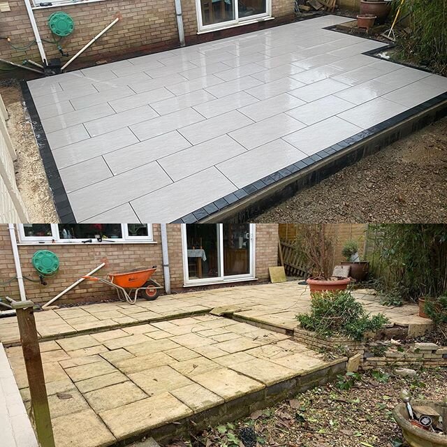 Transformation Tuesday on this patio project we completed recently. Changing a tired looking patio into a much more useable garden space, with the use of porcelain paving. Phone: 07557941499
Email: adam@amllandscaping.com
Email: adam@amllawncare.com
