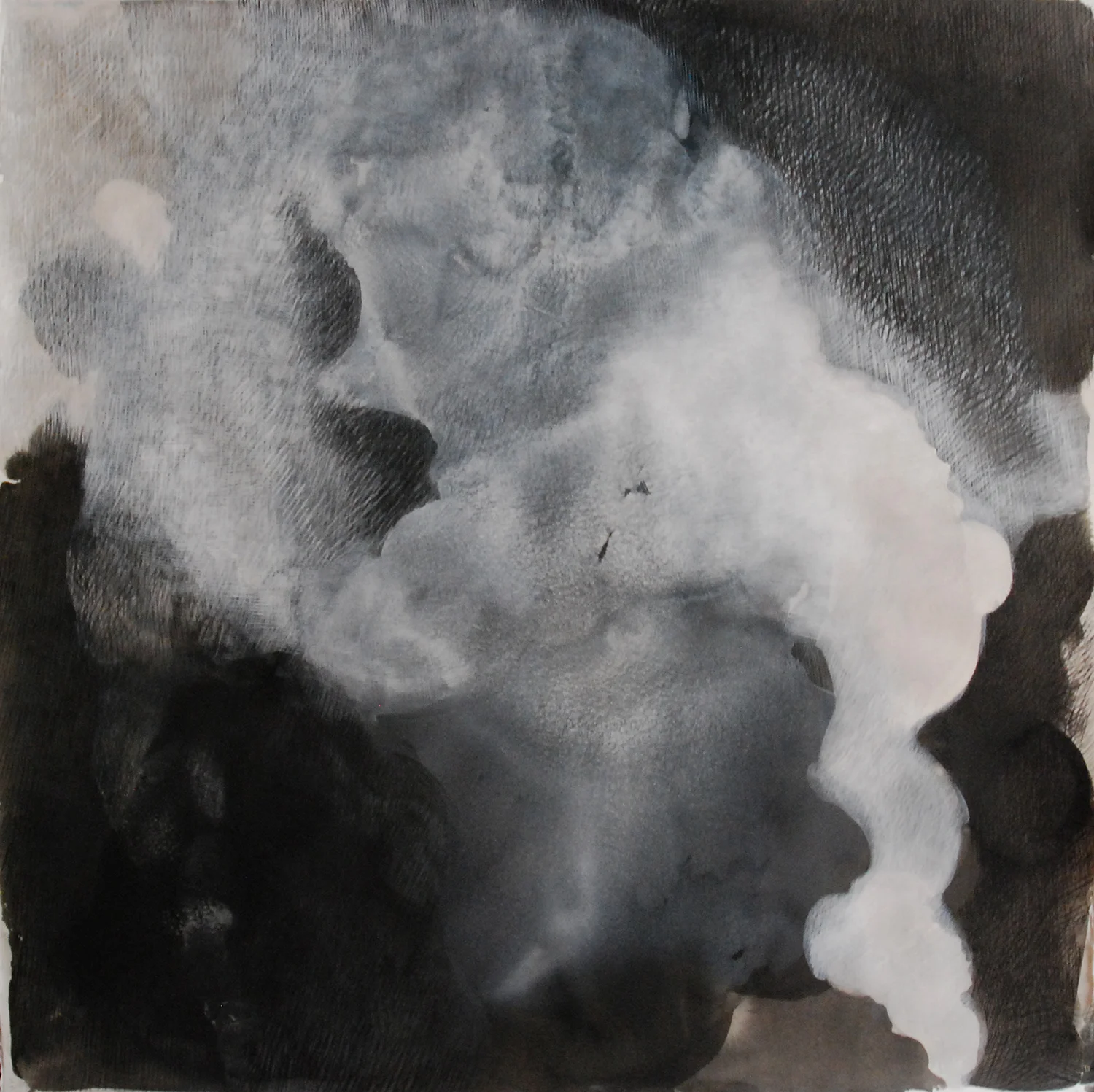 Exhaust 7 ink and gouache 42x43"