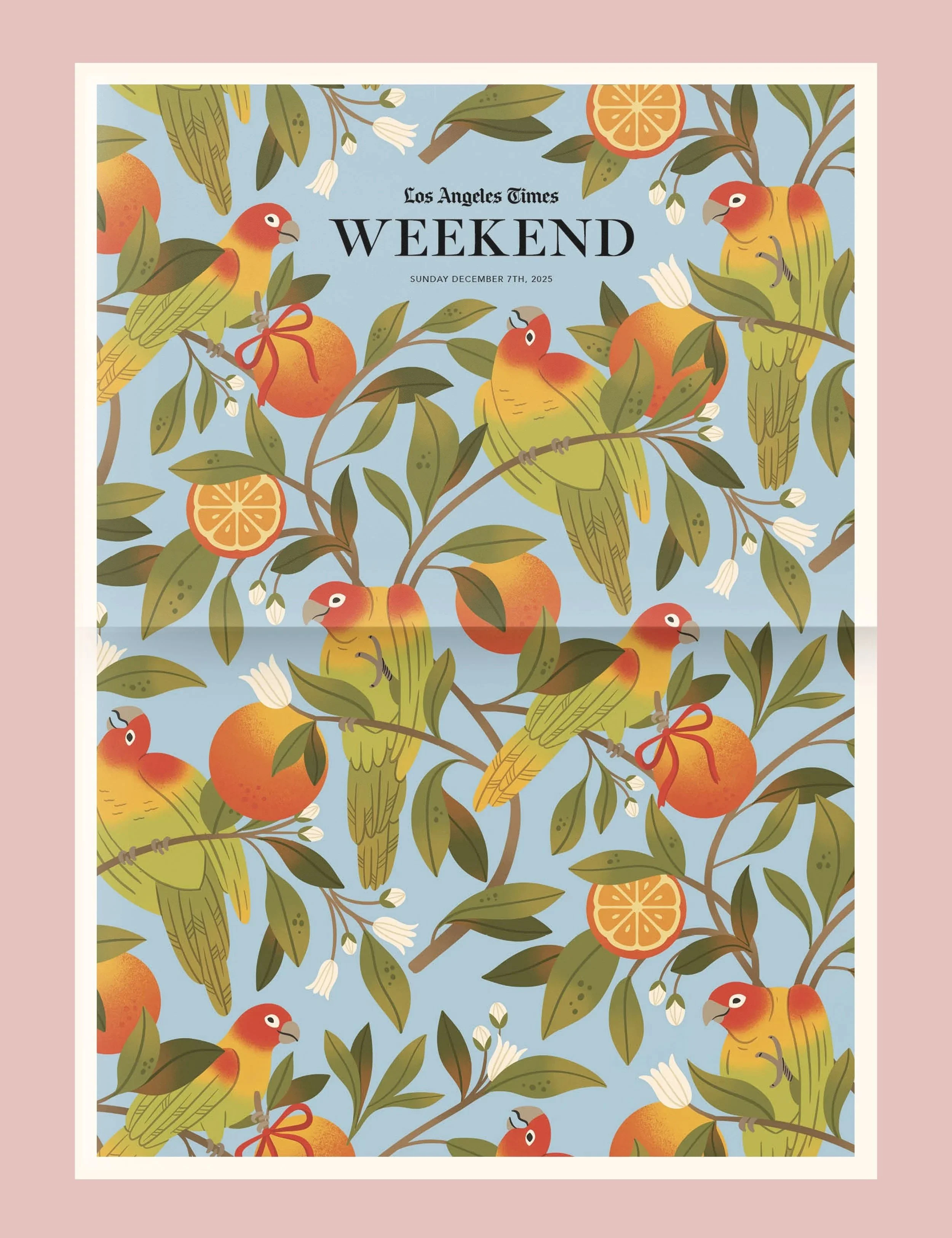 LA Times Weekend Cover – Parrots of Altadena (2025)