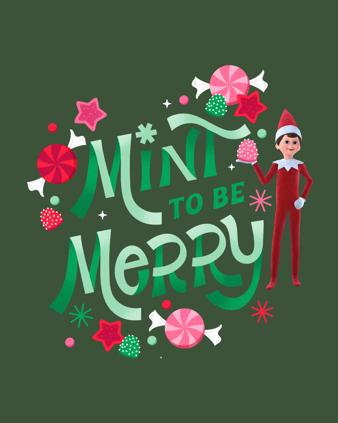 Elf On the Shelf Mint to Be Merry.png
