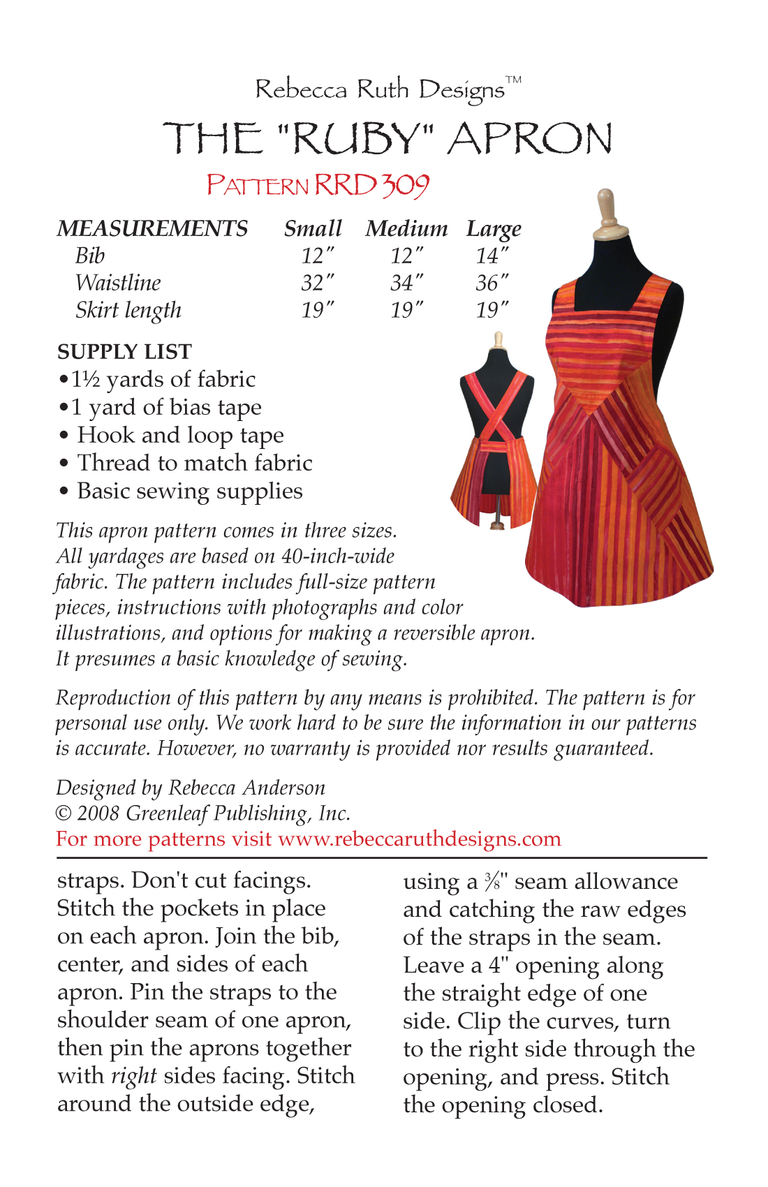 Comprehensive list of apron sewing patterns  Apron sewing pattern, Vintage apron  pattern, Apron pattern free