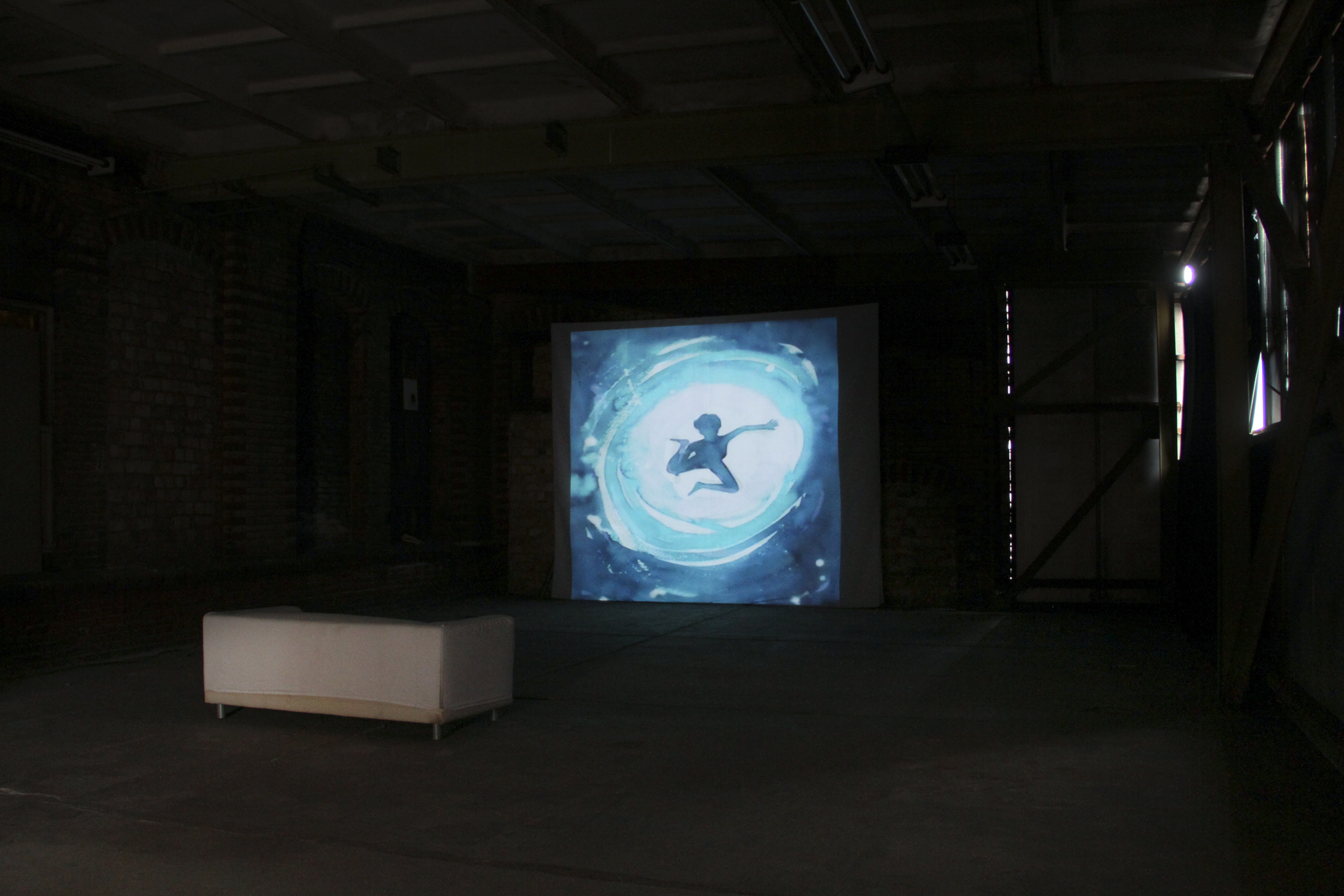  Out Loud Video-animation projection at Out Loud, Kunsthalle HB55, Berlin, 2013 