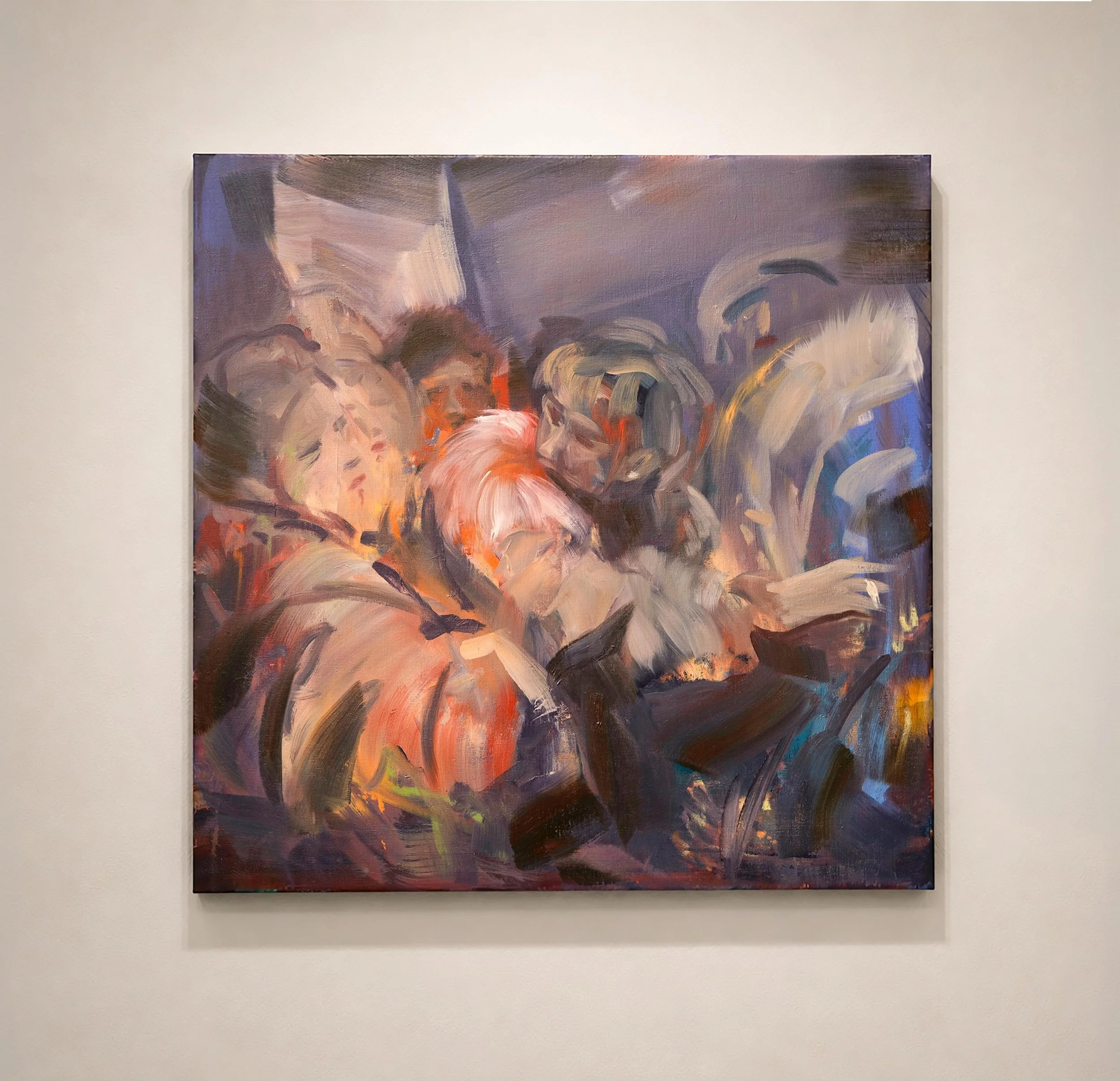 Seekers 9, Oil on canvas, 80 x 80 cm