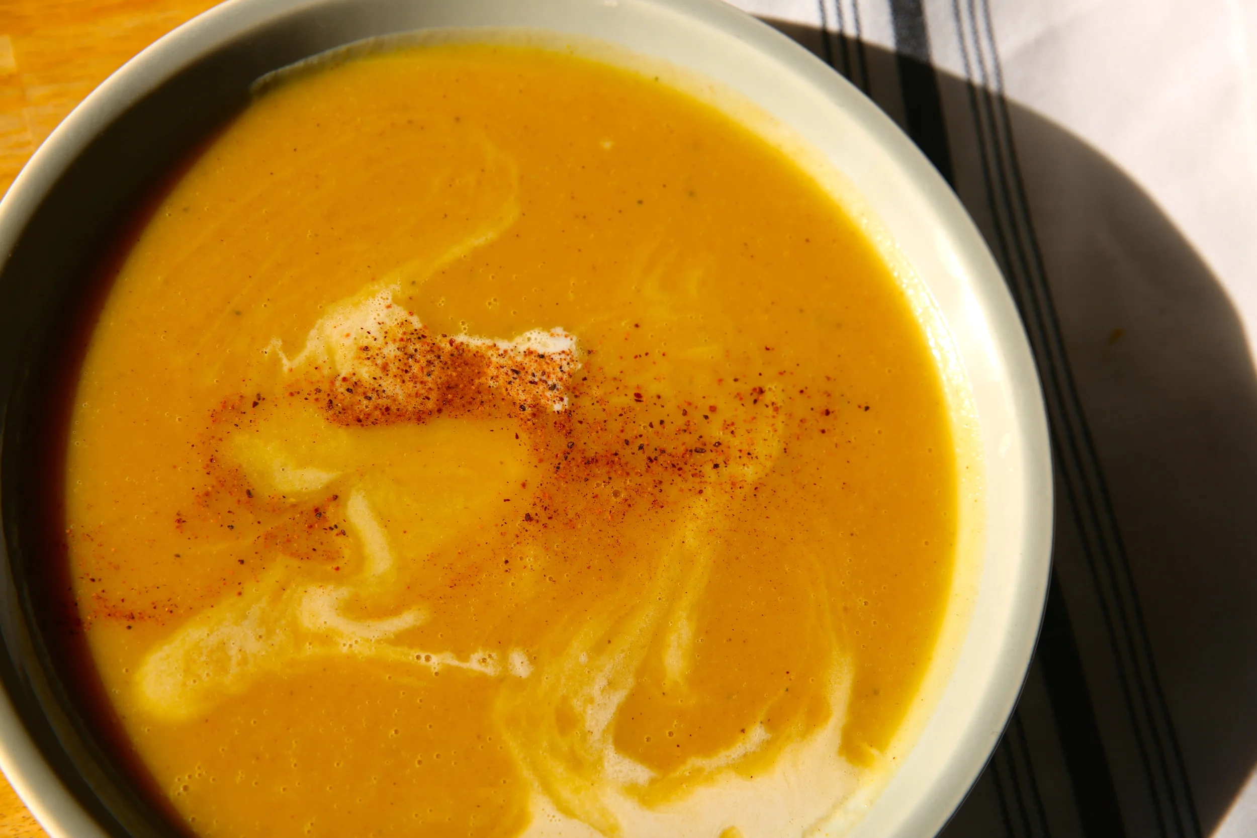 Curried Acorn Squash Soup
