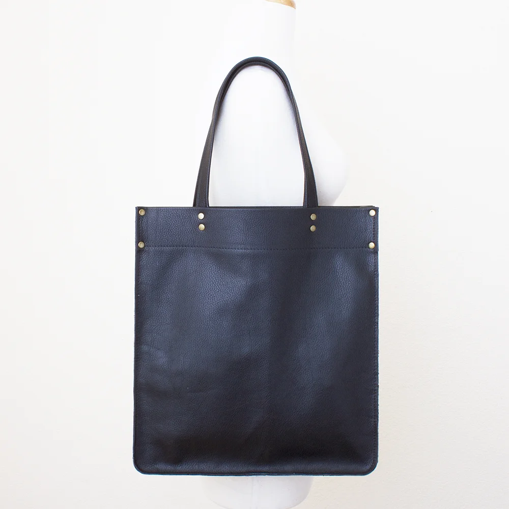 NEW Black Tote with Raw Edge.jpg