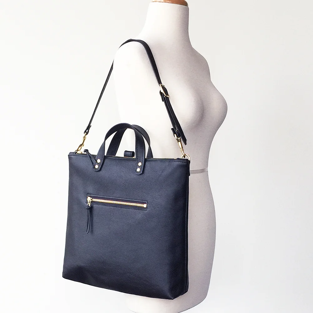 Black Convertible Backpack Shoulder Angled View.jpg
