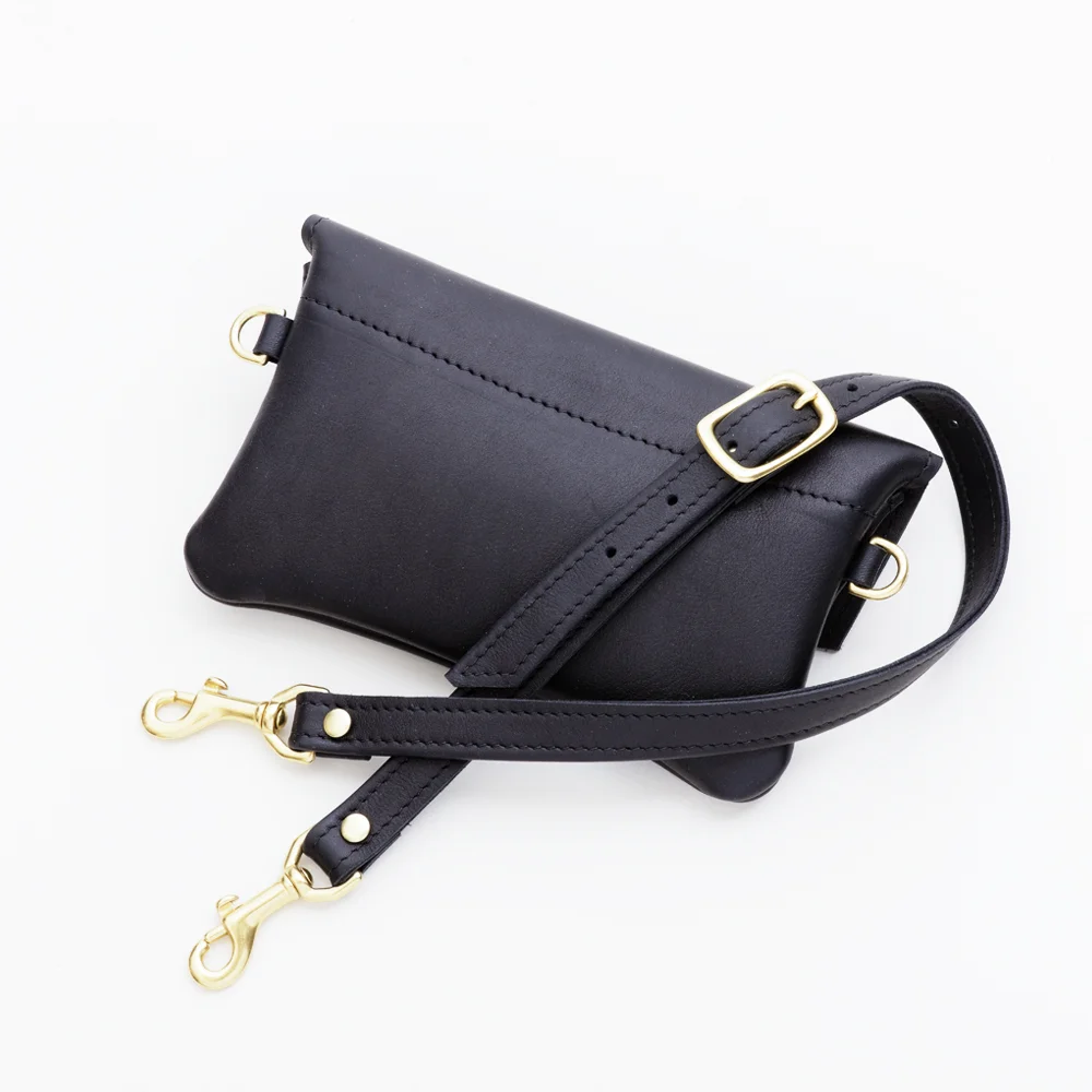 Black Leather Belt Bag Top Shot Back.jpg