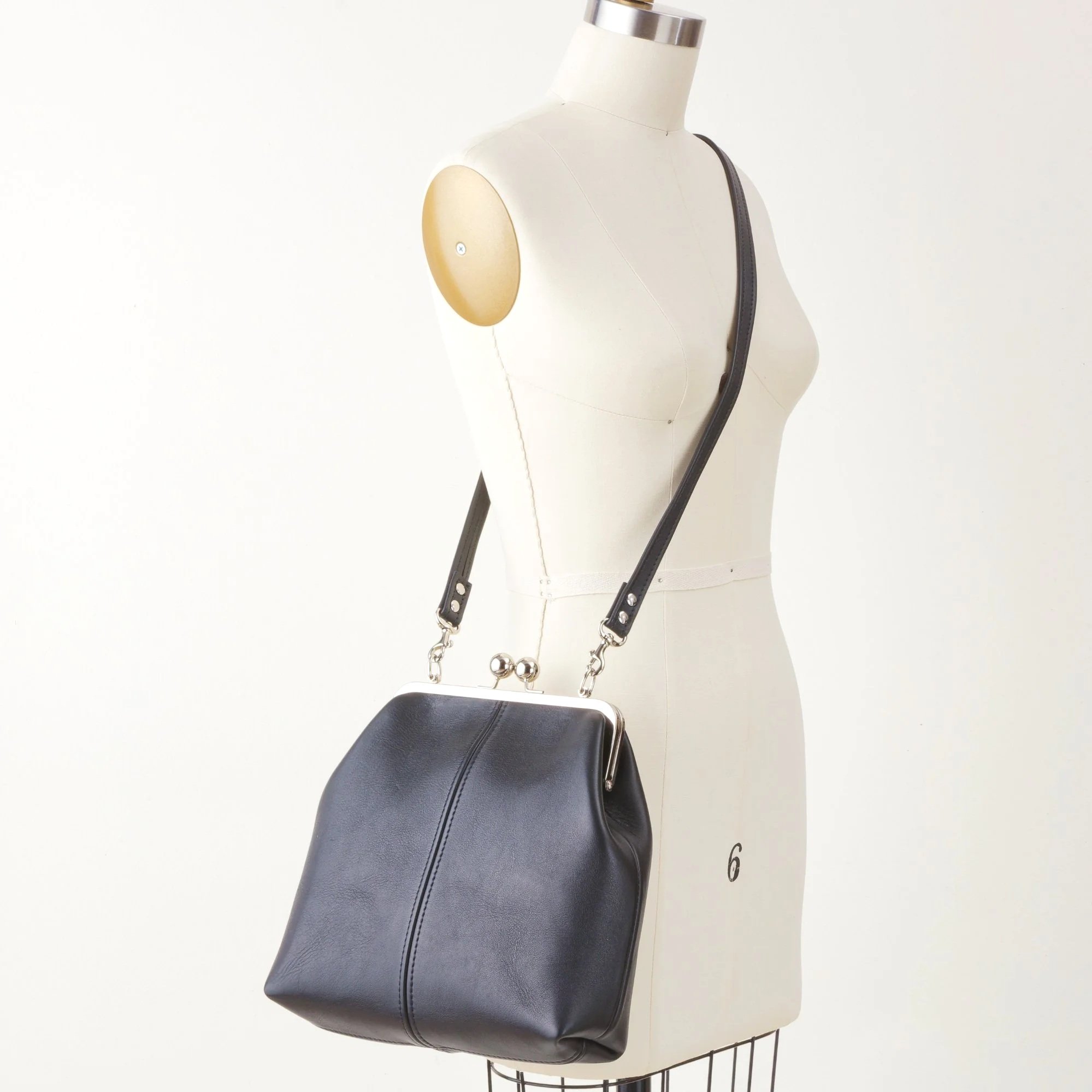 8+inch+Frame+Kiss+Lock+Bag+with+Crossbody+Strap+Strap.jpg