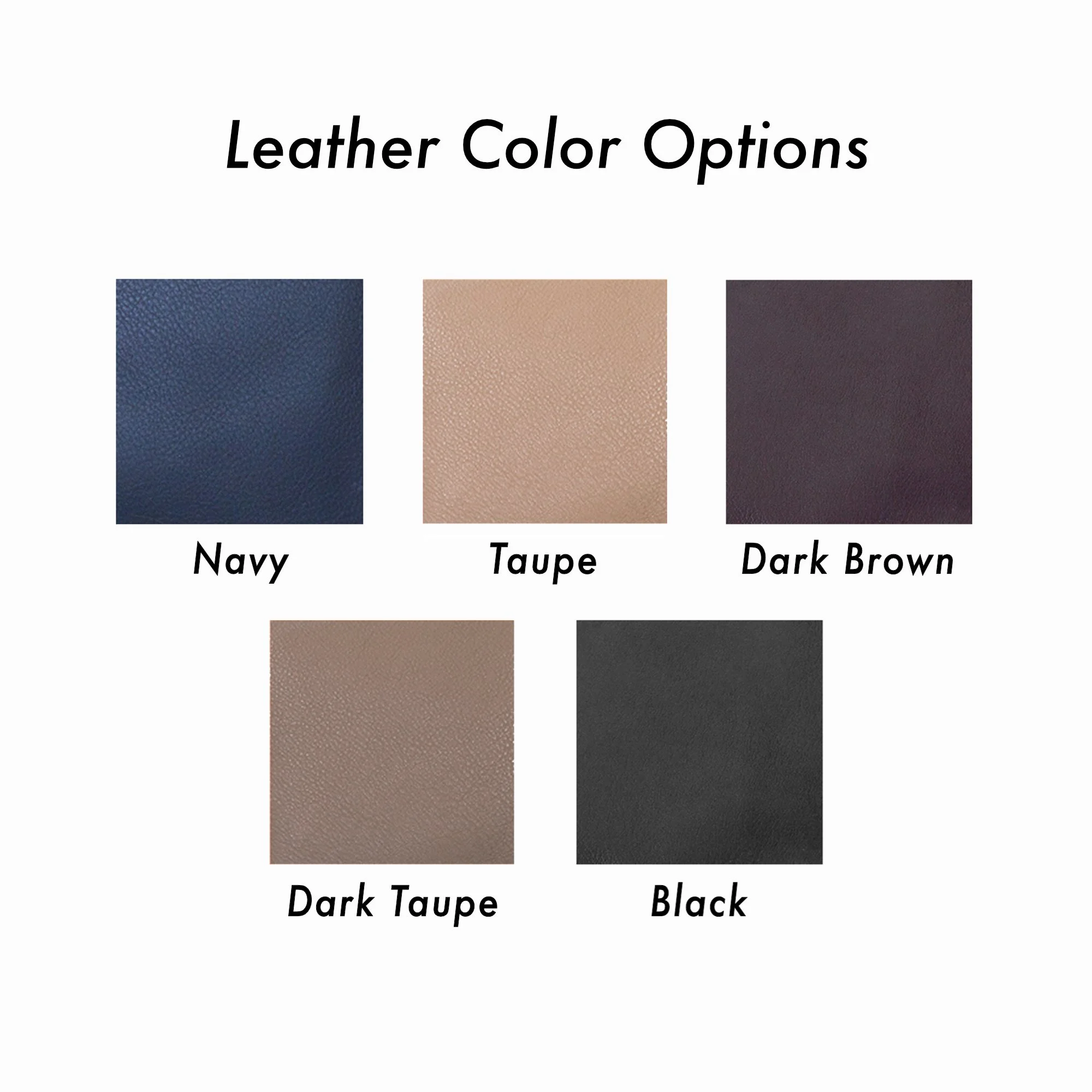 Leather Color Options for 8 inch Frame Kiss Lock Handbag