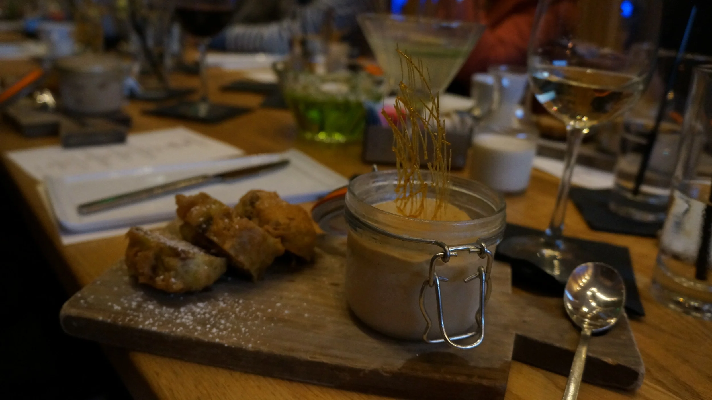 The HIT of the evening was: Wrecked Apple Pie served with Salted Caramel Gelato. So delightful everyone was dreaming of seconds. Will have to go back for more ASAP.